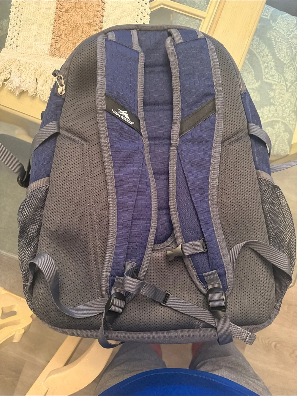 High Sierra Navy and Gray Classic Daypack Backpack